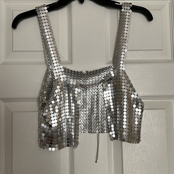 Urban Outfitters Metal Top - Picture 2 of 2